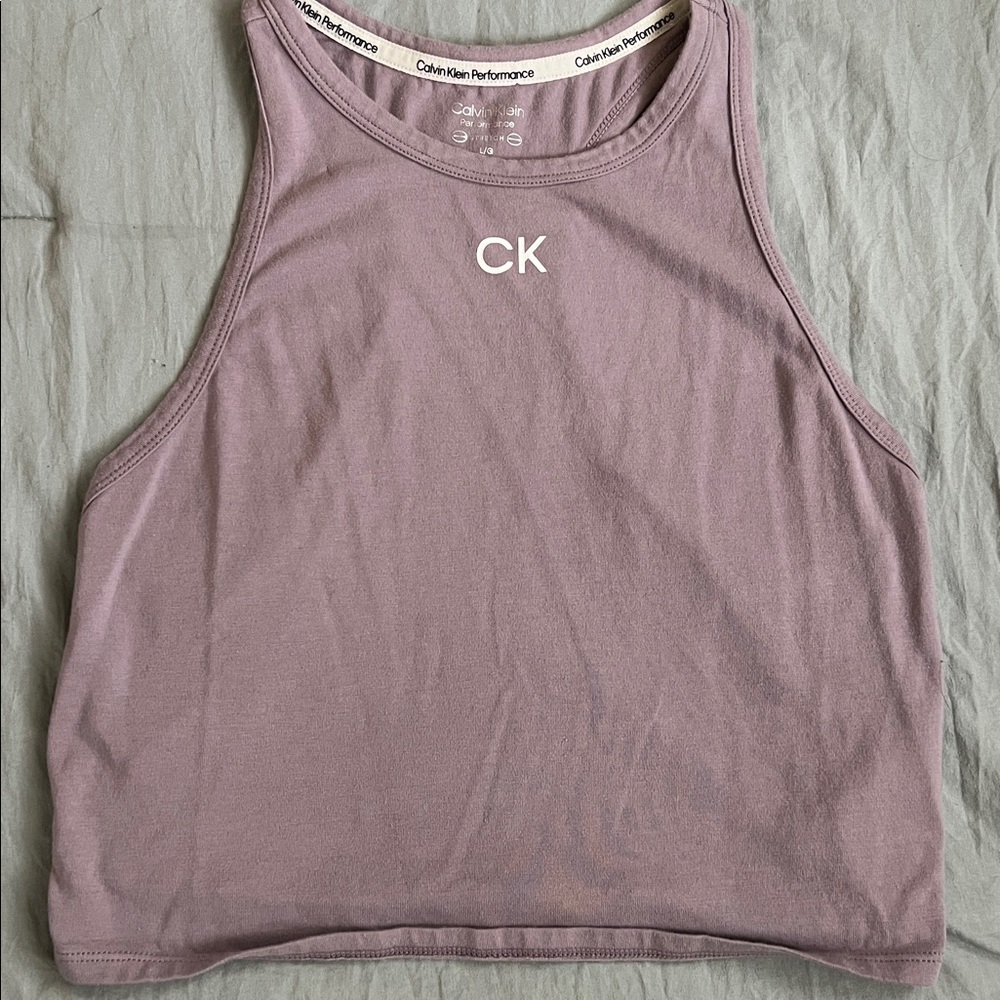 Calvin Klein Lavender Crop Top